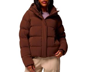 Columbia - Chaquetas Mujer - Amaze Puff Hooded Jacket Tobacco para Mujer - Talla S - Marrón