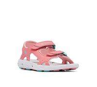 Columbia Childrens Techsun Vent Sandalias De Senderismo Y Trekking para Unisex niños, Rojo (Wild Salmon x Dolphin), 25 EU
