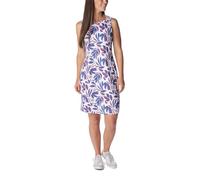 Columbia Chill River Vestido Estampado para Mujer, Rojo, Azul y Blanco (White Areca), Talla M