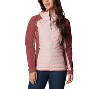 Columbia COAT Powder Lite™ Hybrid Hooded Jacket Red M MUJER