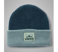 Columbia Whirlibird - Gorro Unisex con puños, Color Azul Eterno, Azul aplastado, montañas, O/S