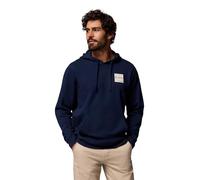 Columbia Columbia Trek Sudadera con Capucha, Polar Gráfico, Estiramiento Listo para Aventuras, Capucha Ajustable, Tejido de Punto Rico en Algodón, Bordes Acanalados, Bolsillo Canguro - Hombre