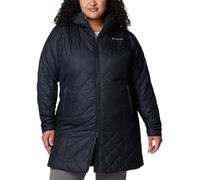 Columbia Copper Crest II - Chaqueta larga para mujer, color negro, talla XS