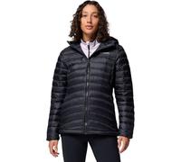 Columbia Corelite Down - Chaqueta con capucha para mujer, Negro, M