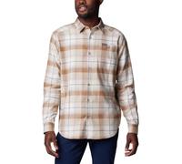 Columbia Cornell Woods-Camisa de Franela de Manga Larga, Dark Stone Classic Multi Tartán, XL para Hombre