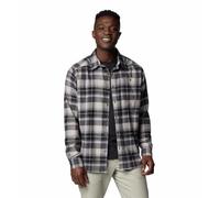 Columbia Cornell Woods-Camisa de Franela de Manga Larga, Negro/Gris Clásico Multi Tartán, L para Hombre