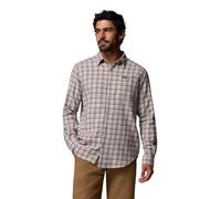 Columbia Cornell Woods - Camisa de Franela de Manga Larga para Hombre, Camisa de Manga Larga, Color Piedra Oscura, a Cuadros acogedores, Talla XL