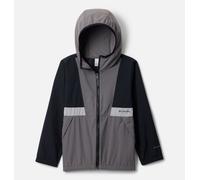 Chaqueta con capucha Columbia Spire Valley Windbreaker negro gris oscuro niño - S