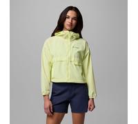 Columbia - Cortavientos corto con capucha Spire Valley™ - Amarillo - Talla XL - Mujer