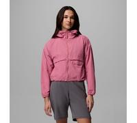 Columbia - Cortavientos corto con capucha Spire Valley™ - Rojo - Talla L - Mujer