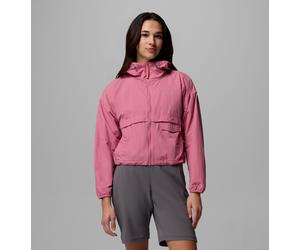 Columbia - Cortavientos corto con capucha Spire Valley™ - Rojo - Talla L - Mujer