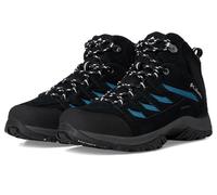Columbia Crestwood Mid - Botas de senderismo impermeables para mujer, Negro/Skylight, 10 Wide