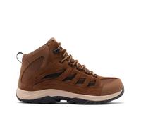 Columbia Crestwood Mid WP - Botas de Senderismo y Senderismo para Hombre, Color Nuez moscada/óxido Rojo, Talla 10 Regular