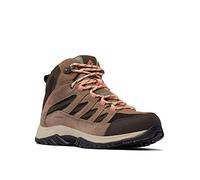Columbia Crestwood Mid Wp, Botas para senderismo Mujer, Cordovan Mud, 42 EU