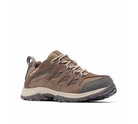 Columbia Crestwood Waterproof, Zapatos para Senderismo Mujer, Pebble, Oxygen, 37.5 EU Ancho