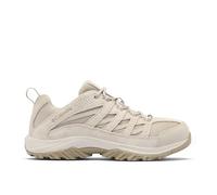 Columbia Crestwood - Zapatos de Senderismo y Senderismo Anchos y Bajos para Mujer, Color Gris Pardo Suave/Guijarro, 3