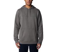 Columbia CSC Basic Logo II Hoodie Sudadera, Hombre, City Grey HTHR, Gráfico de Sombra de Marca, L