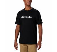 Columbia CSC Basic Logo Short Sleeve, Camiseta De Manga Corta para Hombre, Black, Talla L
