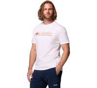Columbia CSC Basic Logo Camiseta de manga corta, Algodón orgánico, Elasticidad cómoda, Cuello acanalado, Diseño gráfico - Hombre