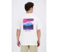 Columbia - Camiseta gruesa con estampado en la espalda CSC™ - Blanco - Talla XL - Hombre