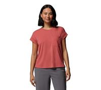 Columbia Daniela Falls - Camisa de manga corta para mujer, Rojo (Washed Red), XS