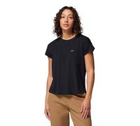 Columbia Daniela Falls Camiseta de Manga Corta, Top de Punto, Material que Absorbe la Humedad, Ajuste Elástico Dinámico, Ventilación Lateral Transpirable, Protección UPF 50 - Mujer