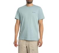 Columbia de los hombres Camiseta con logo en la espalda, Verde