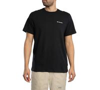 Columbia de los hombres Camiseta deportiva con estampado en la espalda, Negro