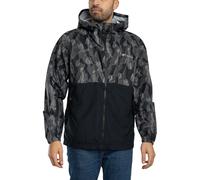 Columbia de los hombres Chaqueta cortavientos novedosa de Spire Valley, Negro