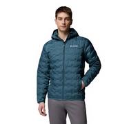 Columbia Delta Ridge 2 - Chaqueta con capucha para hombre, chaqueta de plumón acolchada con capucha, color azul claro, talla L