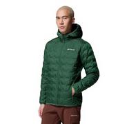 Columbia Delta Ridge 2 - Chaqueta de plumón con capucha para hombre, con capucha, color bosque lluvioso, talla S