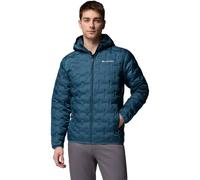 Columbia Delta Ridge 2 - Chaqueta con capucha para hombre, chaqueta de plumón acolchada con capucha, color azul claro, talla L