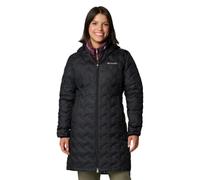 Columbia - Chaqueta larga acolchada de plumón con capucha Delta Ridge™ II - Negro - Talla XL - Mujer