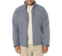 Columbia Ascender-Chaqueta Softshell con Cremallera Delantera cáscara, Graphite/Nature's Delight, 3X Alto para Hombre