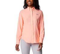 Columbia Camisa de Manga Larga Tamiami II atléticas, Rosa Tiki, 1 Unidad para Mujer