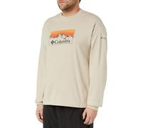 Columbia Duxbery Relaxed LS tee Camiseta, Brown, L para Hombre
