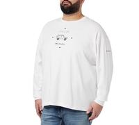 Columbia Duxbery Relaxed LS tee Camiseta, White, XL para Hombre