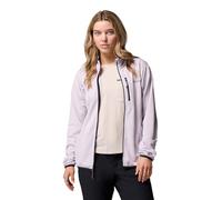 Columbia Essential Hike Grid - Chaqueta de forro polar con cremallera completa para mujer, color perla lavanda/negro, talla M