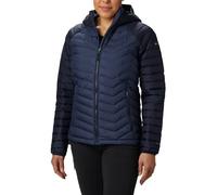 Columbia Powder Lite Hooded Jacket, Chaqueta Acolchada Con Capucha Mujer, Nocturnal/Dark Nocturnal, L