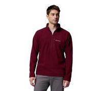 Columbia Fast Trek 3 - Forro polar con media cremallera para hombre, color vino rico, talla S