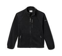 Columbia Fast Trek Fleece Full Zip, Chaqueta De Forro Polar Con Cremallera para Junior Unisex, Black, Talla S