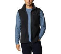 Columbia Fast Trek Fleece Vest - Chaleco para Hombre, Color Negro, Talla M