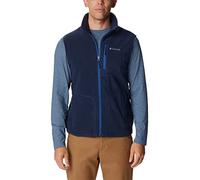 Columbia Fast Trek Fleece Vest, Chaleco Polar para Hombre, Collegiate Navy, Talla S