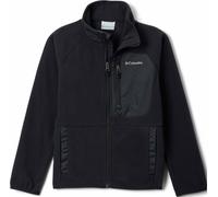 Columbia Youth Fast Trek 5 - Chaqueta de forro polar con cremallera completa, color negro, talla M