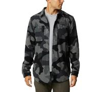 Columbia Flare Gun Fleece Over Shirt Suéter, Negro, S para Hombre