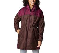 Columbia Flash Challenger - Chaqueta larga con forro de sherpa para mujer, talla L