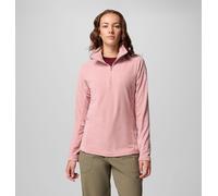 Columbia Glacial 4 - Forro polar con media cremallera para mujer, color rosa borrador, talla M