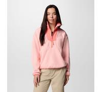 Columbia Sequoia Grove 1/2 Zip Fleece women's pink sand, alpenglow S