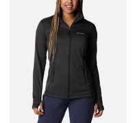 Columbia Mujer Chaqueta De Forro Polar Con Cremallera, Black Heather, XS