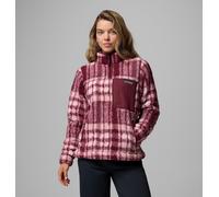Columbia - Forro polar sherpa con media cremallera West Bend™ II - Rojo - Talla L - Mujer